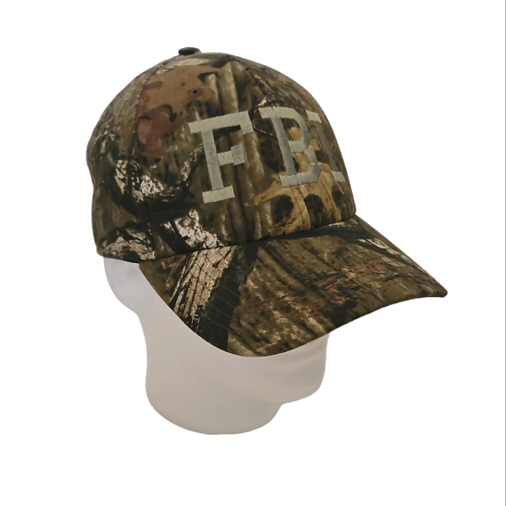Mossy Oak FBI Hat Wood Camo Unisex